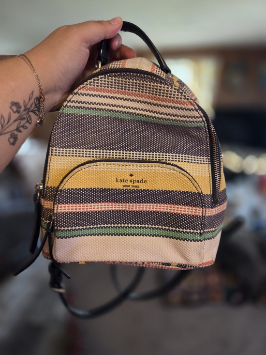 kate spade Handbags - kate spade Striped Mini Backpack - Multicolor